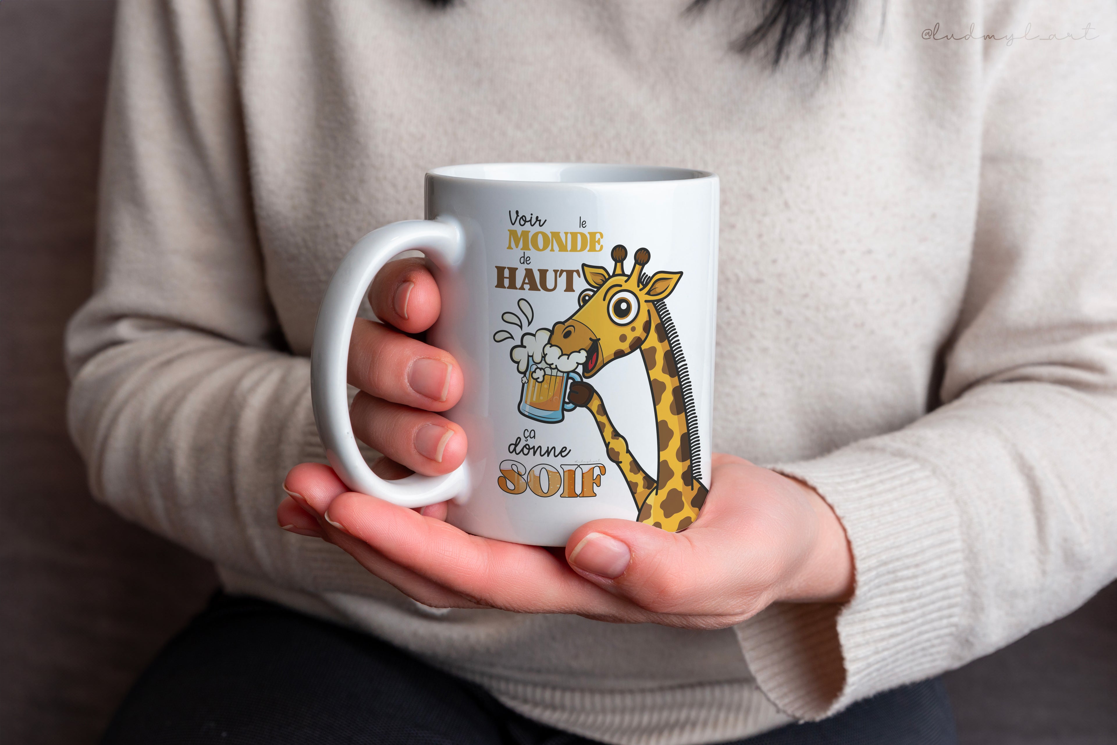 Girafe Assoiffée