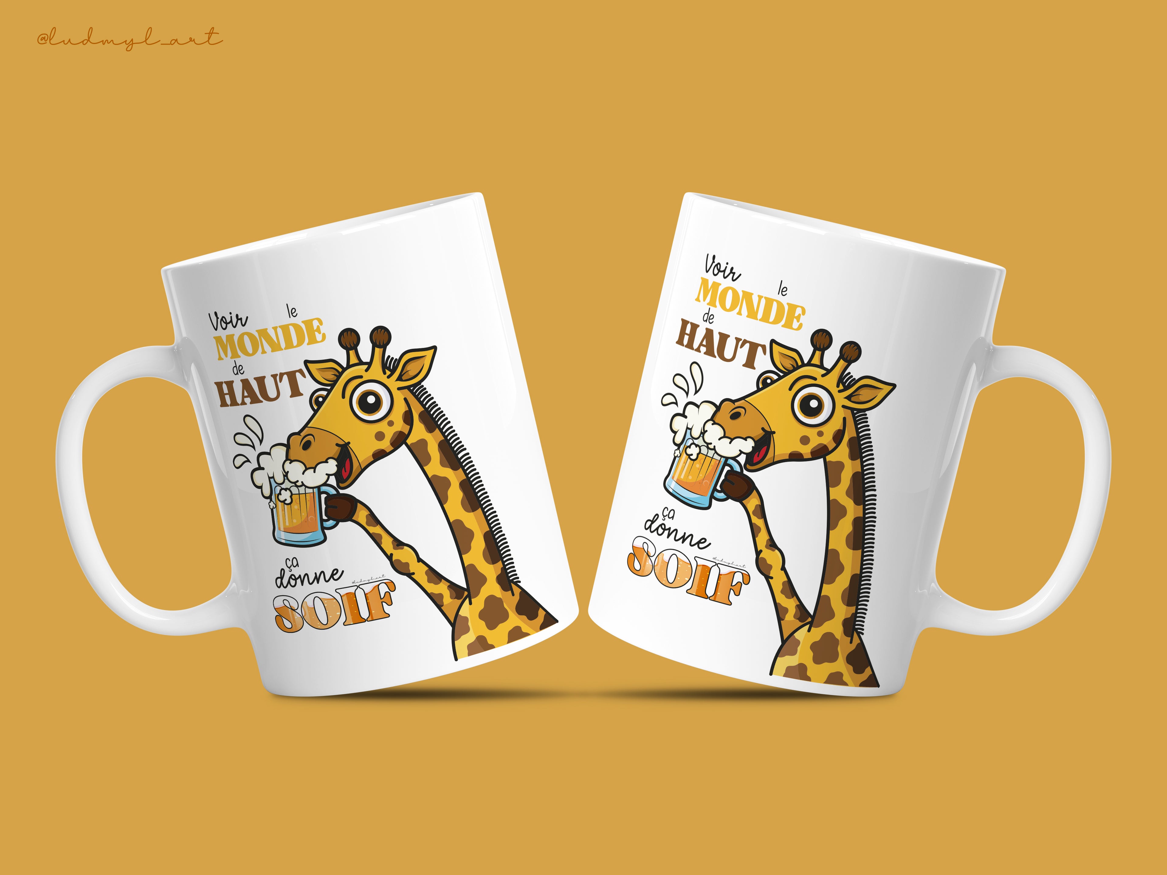 Girafe Assoiffée